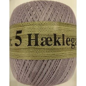 Hklegarn nr 5 farve 3710 stvet lilla