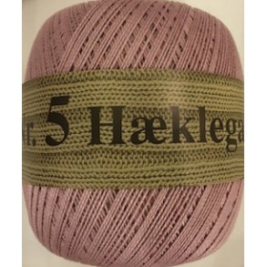 Hklegarn nr 5 farve 2705 stvet rosa