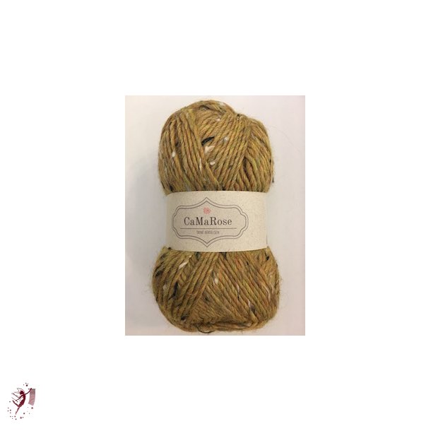 Lama-Tweed farve 6438 Sennepsgul