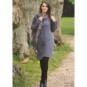 Hjertegarn Damer mnster 1668 Hjerte Alpaca / kid mohair