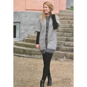 Hjertegarn Damer mnster 1666 Hjerte Alpaca/ kid mohair