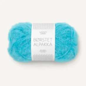 Brstet Alpakka  Turkis 6315