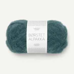Brstet Alpakka  Dyb Petrol 7281