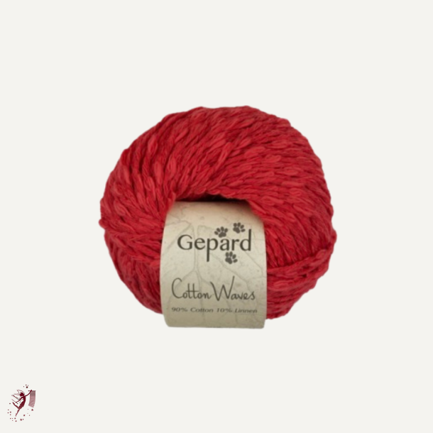 Cotton Waves farve 325 Red 