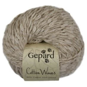 Cotton Waves farve 102 Raw White  
