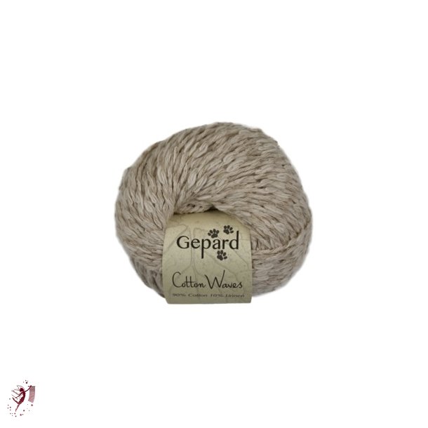 Cotton Waves farve 102 Raw White  