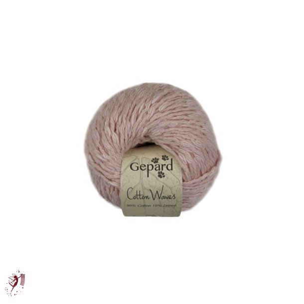 Cotton Waves farve 412 Skyrosa 