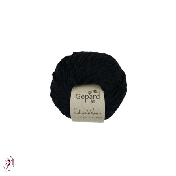 Cotton Waves farve 599 Noir