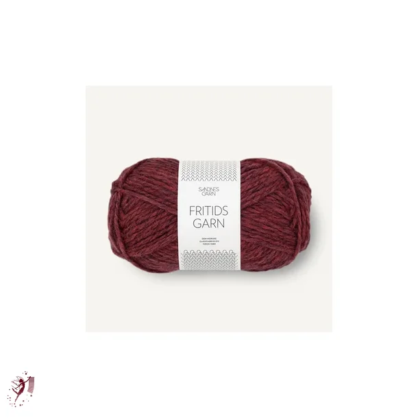 Fritidsgarn 4363 mrk rd melange
