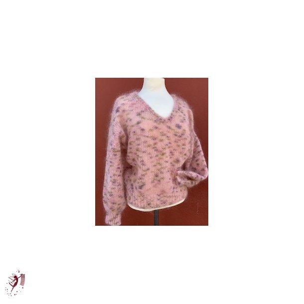 Bella strikkekit Susannes 70er bluse str. one size