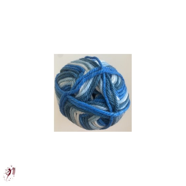 Ragg Strmpegarn 1270 multi bl/tyrkistoner
