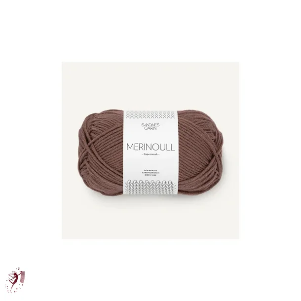 Merinoull 3161 mellem brun