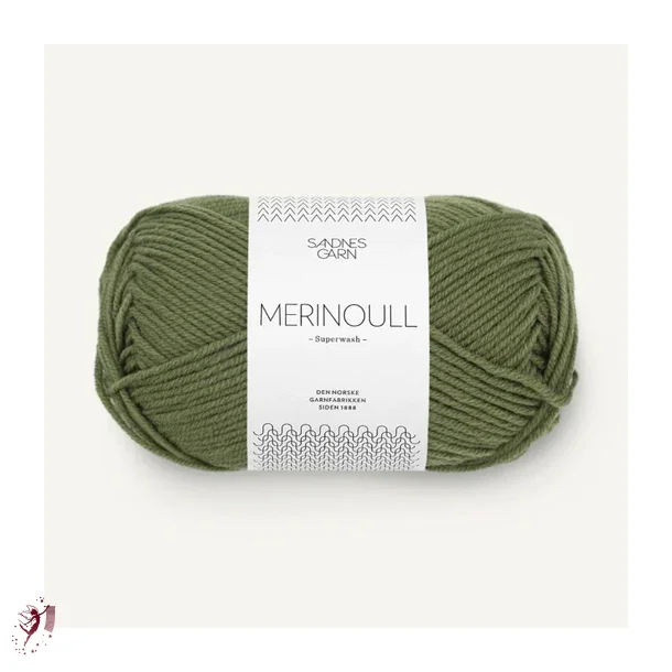 Merinoull 9062 olivengrn