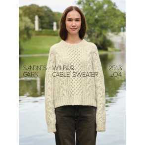  Atlas Wilbur Cable Sweater 2513 st�rrelse S = 117 cm overvidde