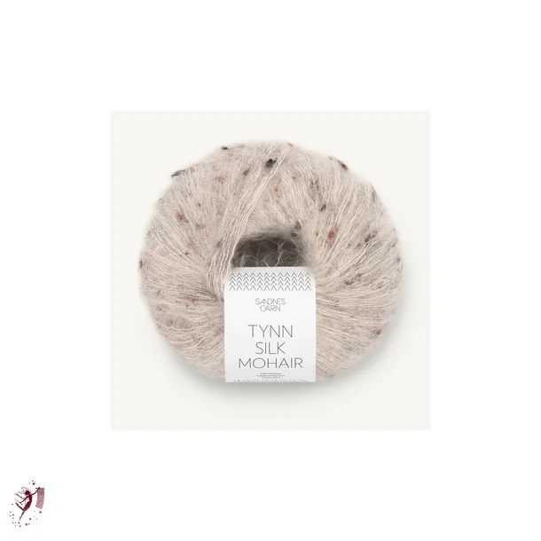 Tynn Silk Mohair 2600 Greige tweed 