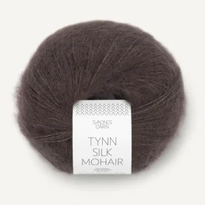 Tynn Silk Mohair 3880 M�rk Chokolade