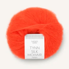 Tynn Silk Mohair 3818 oransje