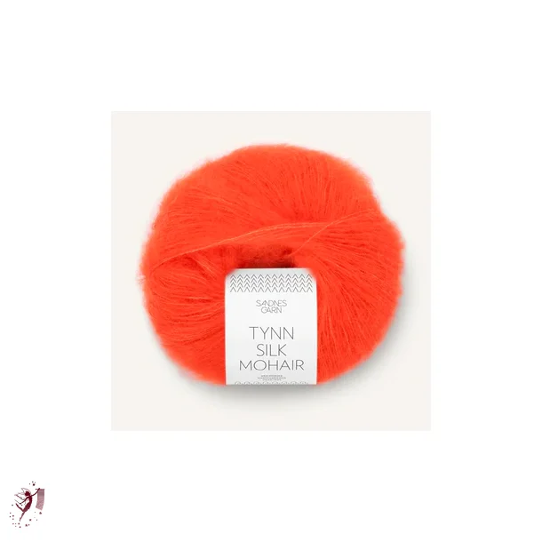 Tynn Silk Mohair 3818 oransje