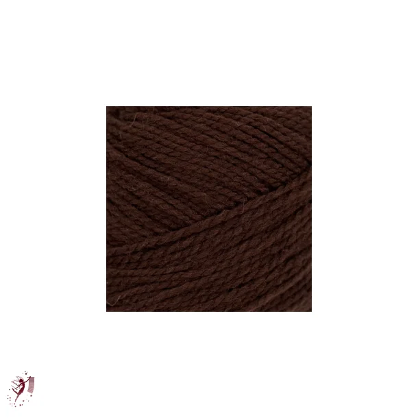  Woolia farve 190 Mrk kaffe