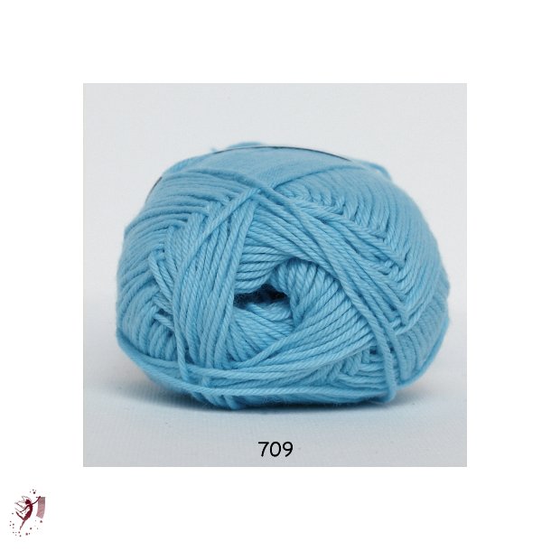 Cotton nr. 8 - 709 lys tyrkis