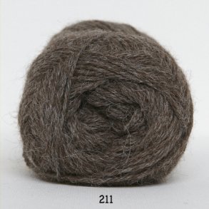 Hjerte Alpaca 211 lys brunmeleret