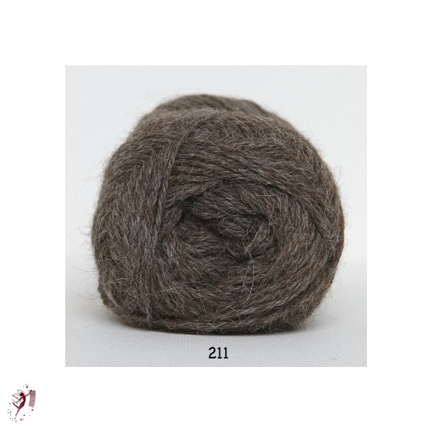 Hjerte Alpaca 211 lys brunmeleret