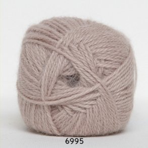 Hjerte Alpaca 6995 pudder rosa
