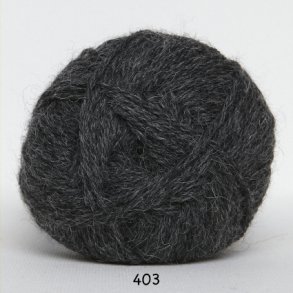 Hjerte Alpaca 403 koksgr