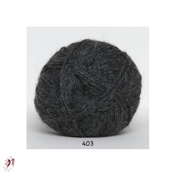 Hjerte Alpaca 403 koksgr