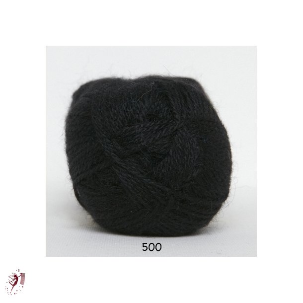 Hjerte Alpaca 500 sort