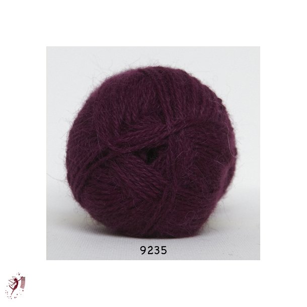Hjerte Alpaca 9235 blomme