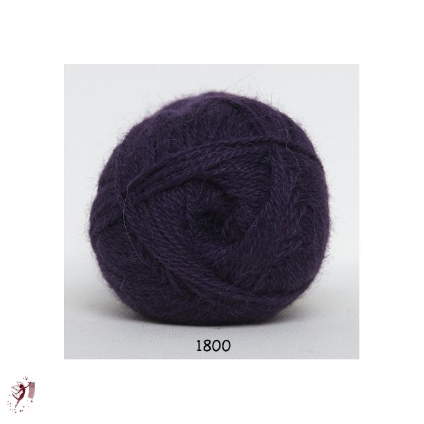 Hjerte Alpaca 1800 mrk lilla