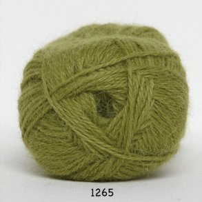 Hjerte Alpaca 1265 oliven grn
