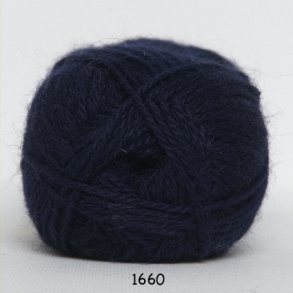 Hjerte Alpaca 1660 mrke bl