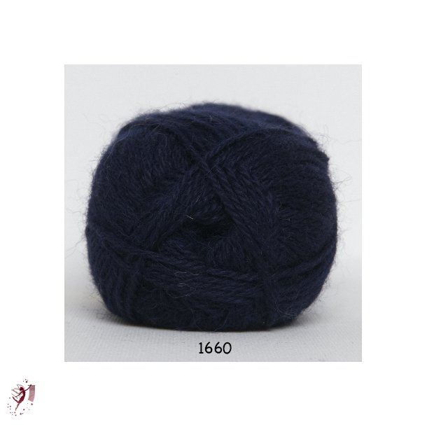 Hjerte Alpaca 1660 mrke bl