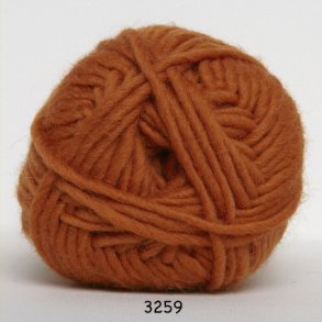 Natur Uld 3259 orange
