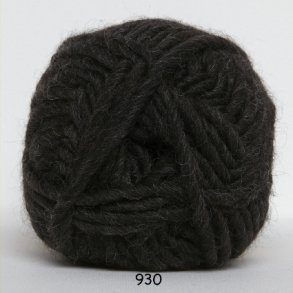 Natur Uld 930 brun meleret