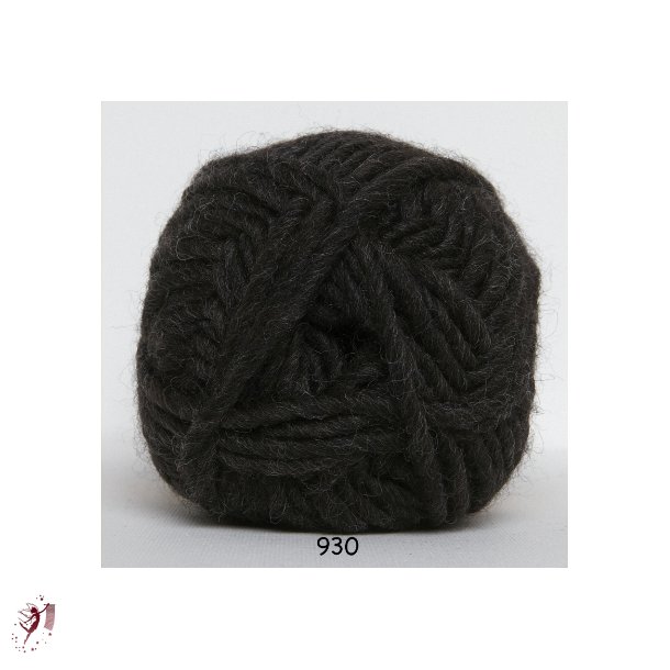 Natur Uld 930 brun meleret