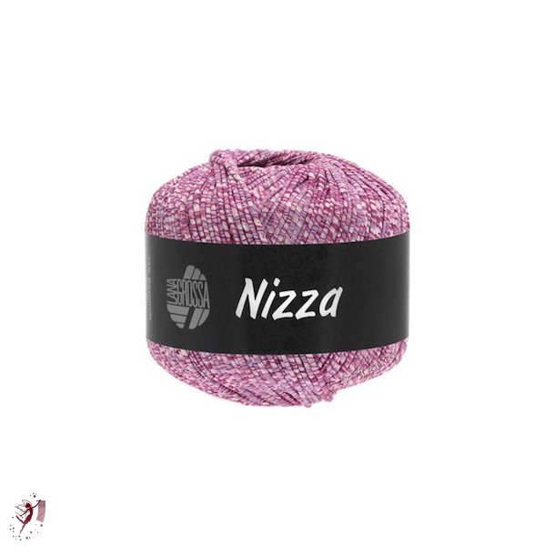  Nizza farve 4 Rosa / bordeaux og gylden