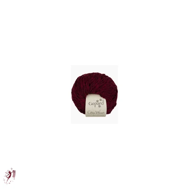 Cotton Waves farve 472 Bordeaux