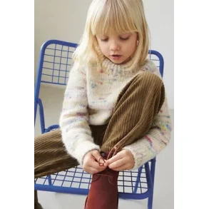 Debutant Sweater strikke kit i Poppy  1010 Tutti frutti strrelse 2 r