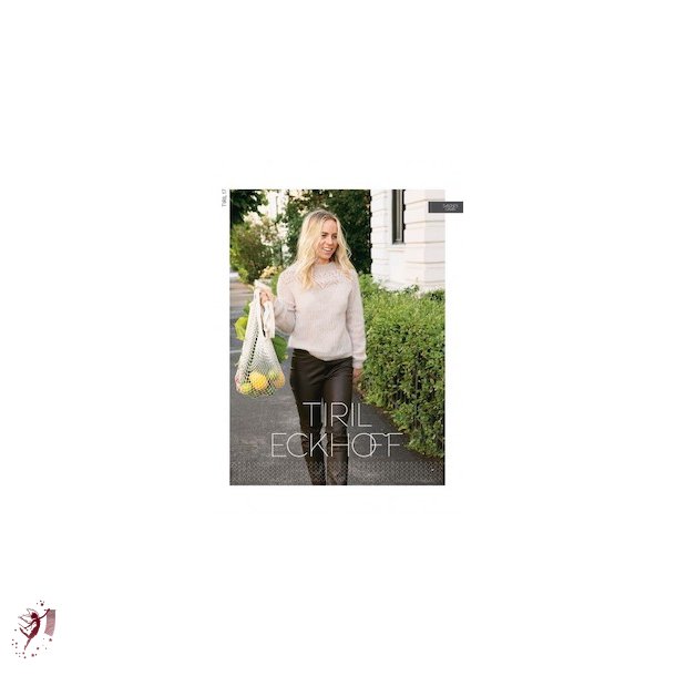 Tiril genser i tynn  silke mohair strikkekit str. S og M