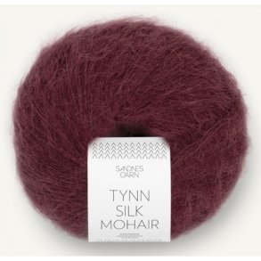  Tynn Silk Mohair 4372 Dyb Burgunder