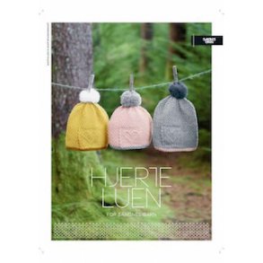 Hjerte luen strikkekit str 1-9 r