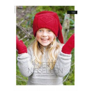 Hjertenissehue strikkekit str 3-9 r